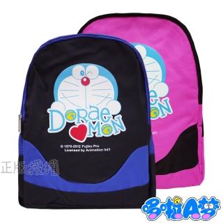 【哆啦A夢】軟式雙層輕量後背書包(二色)