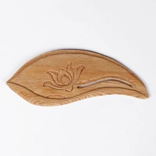 【MU LIFE 荒木雕塑藝品】檜木蓮片木書籤