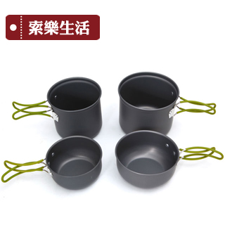 【索樂生活】套鍋-鍋具4件組(DS201)