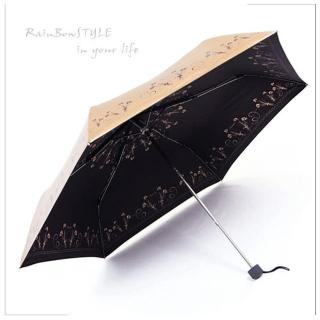 【RainBow】超輕量！花序-高防曬晴雨傘(共四色)