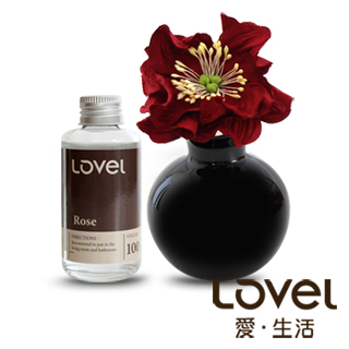 【Lovel】南法天然香氛精油擴香組(玫瑰)