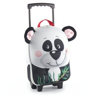 【德國 okiedog】兒童3D動物造型系列-拉桿式行李箱(熊貓)
