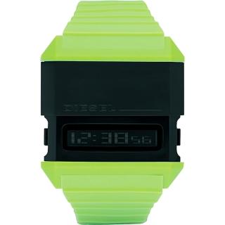 【DIESEL】科技玩家電子腕錶-綠(DZ7197)