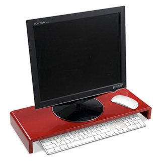 【YADI】空間大師鋼鐵液晶鍵盤收納架紅(OA-LMI03R)