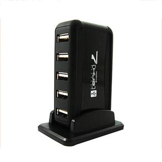 【Bravo-u】7 PORT USB HUB 集線器(黑)