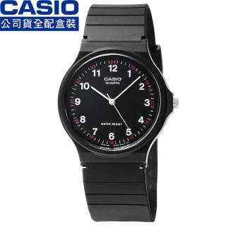 【CASIO】日系卡西歐薄型石英錶-黑(MQ-24-1B)