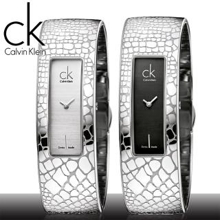 【瑞士 CK手錶 Calvin Klein】時尚派對_野性蛇紋手環女錶(K2024107_K2024120)
