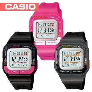 【CASIO 卡西歐】繽紛色彩運動風-慢跑錶(SDB-100)