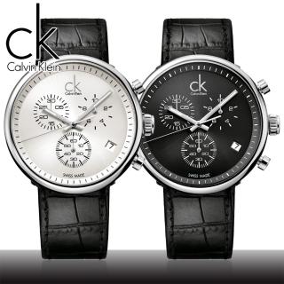【瑞士 CK手錶 Calvin Klein】時帕y行-三眼腕錶(K2N281C1-K2N281C6)