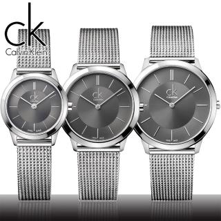 【瑞士 CK手錶 Calvin Klein】中性錶-極簡米蘭編織腕錶(K3M21124-K3M22124-K3M23124)