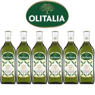 【Olitalia奧利塔】超值特級冷壓橄欖油禮盒組(1000mlx6瓶)