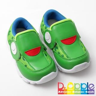 【Dr. Apple 機能童鞋】俏皮繽紛動物造型透氣童鞋(綠)