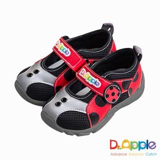 【Dr. Apple 機能童鞋】MIT超輕量可愛昆蟲造型童鞋(紅)