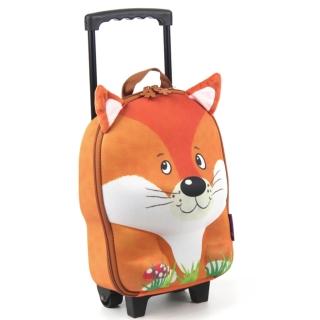【德國okiedog】兒童3D動物造型拉桿式行李箱(狐貍)
