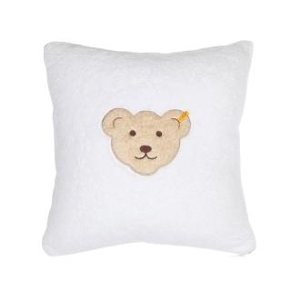 【STEIFF德國金耳釦泰迪熊】嬰幼兒 枕頭 靠枕 白色(枕頭/被類)