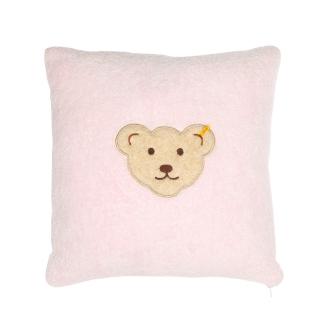【STEIFF德國金耳釦泰迪熊】嬰幼兒 枕頭 靠枕 粉紅色(枕頭-被類)
