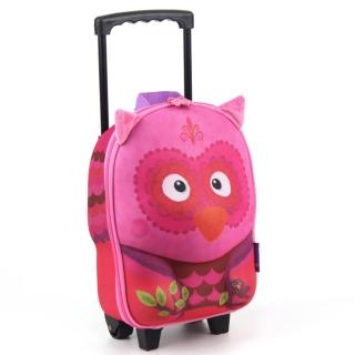 【德國okiedog】兒童3D動物造型系列-拉桿式行李箱(貓頭鷹)