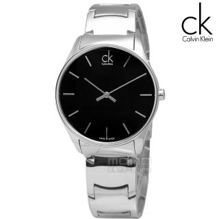 【Calvin Klein】Classic?紐約前衛時尚不鏽鋼腕錶_黑面-中(K4D22141)