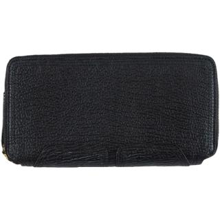 【3.1 phillip lim】牛皮ㄇ型全開多功能大夾(黑色BLACK)