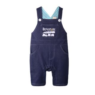 【BABY童衣】寶寶連身衣 嬰幼兒仿牛仔背帶褲42061