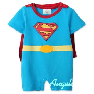 【baby童衣】超人披風造型短袖連身衣 32002