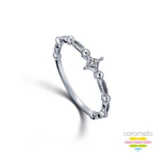 【彩糖鑽工坊】小確幸系列 鑽石戒指(10K白 CL-RD136)