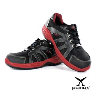 【PAMAX帕瑪斯】舒適止滑鞋- 超彈跳- 透氣布面-夜間反光設計(PP666B17黑 /男女尺寸)