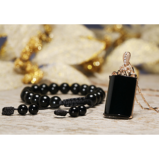 金玉滿堂  典藏雅緻和闐脂級墨玉項鍊