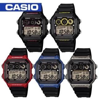 【CASIO 卡西歐】復古風-休閒運動腕錶(AE-1300WH)