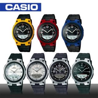 【CASIO 卡西歐】日系雙顯錶-電話記憶功能腕錶(AW-80)