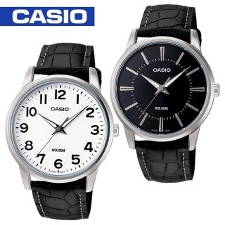 【CASIO 卡西歐】大鏡面-送禮首選紳士錶-附錶盒(MTP-1303L)