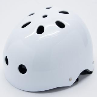 【D.L.D 多輪多】專業直排輪 溜冰鞋 自行車 安全頭盔(白)
