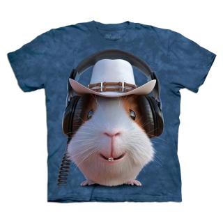 【摩達客】美國進口The Mountain 牛仔天竺鼠 設計T恤(現貨)