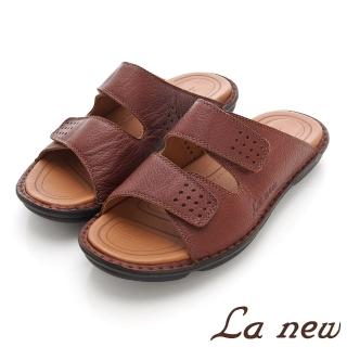 【La new】雙密度PU氣墊拖鞋(男214075214)