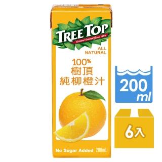 【Tree Top】100%樹頂柳橙汁200ml-6入