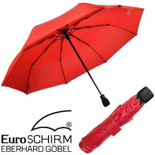 【德國 EuroSCHIRM】LIGHT TREK AUTOMATIC 高彈性抗鏽自動傘(3032 紅)