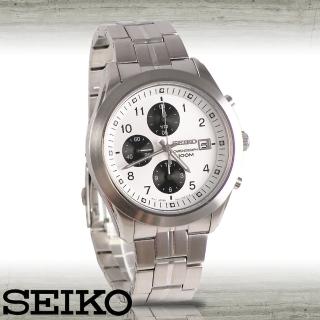 【SEIKO 精工】藍寶石水晶-限量賽車腕錶(SNDA91P1)