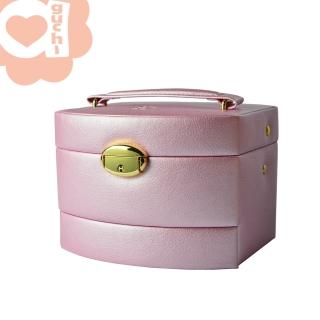 【亞古奇 Aguchi】皇家風範優雅粉-袖珍版(氣質貴族系列珠寶盒)