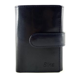 【Sika】義大利時尚真皮三折小皮夾A8280-06(清玉藍)