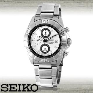  【SEIKO 精工】專業賽車運動腕錶(SNA655P1)