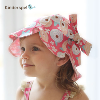 【Kinderspel】抗UV-防曬遮陽童帽(粉紅棒棒糖)