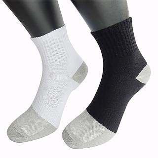 【三合豐 ELF】竹炭除臭抗夏輕薄短襪/學生襪-12雙(MIT除臭襪 2色)