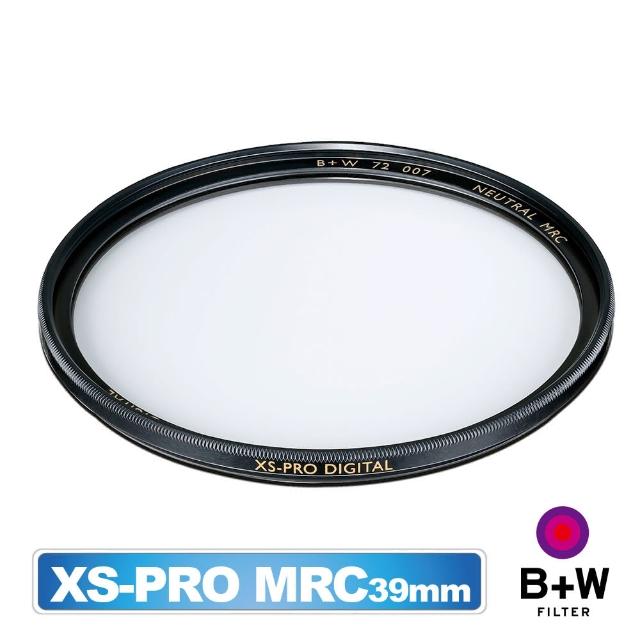 【B+W】XS-Pro 007 Clear MRC nano 39mm(純淨濾鏡超薄高硬度奈米鍍膜)