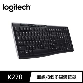 【Logitech 羅技】無線鍵盤 K270