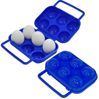【迪伯特DIBOTE】出便攜蛋盒/雞蛋收納盒-6顆裝(2入組)