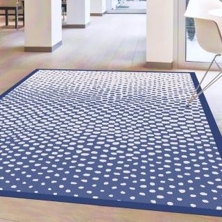 【范登伯格】夏蔓柔光絲質感地毯-漸層藍(140x200cm)