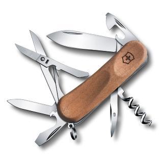 【VICTORINOX瑞士維氏】EvoWood 木頭12用瑞士刀