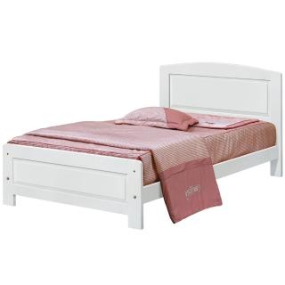 【顛覆設計】愛麗斯3.5尺白色單人床(不含床墊)