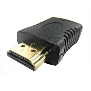 【Bravo-u】Mini HDMI 母 to HDMI 公 24K鍍金轉接頭