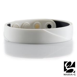 【MASSA-G】ARC Solo-White 鍺鈦手環